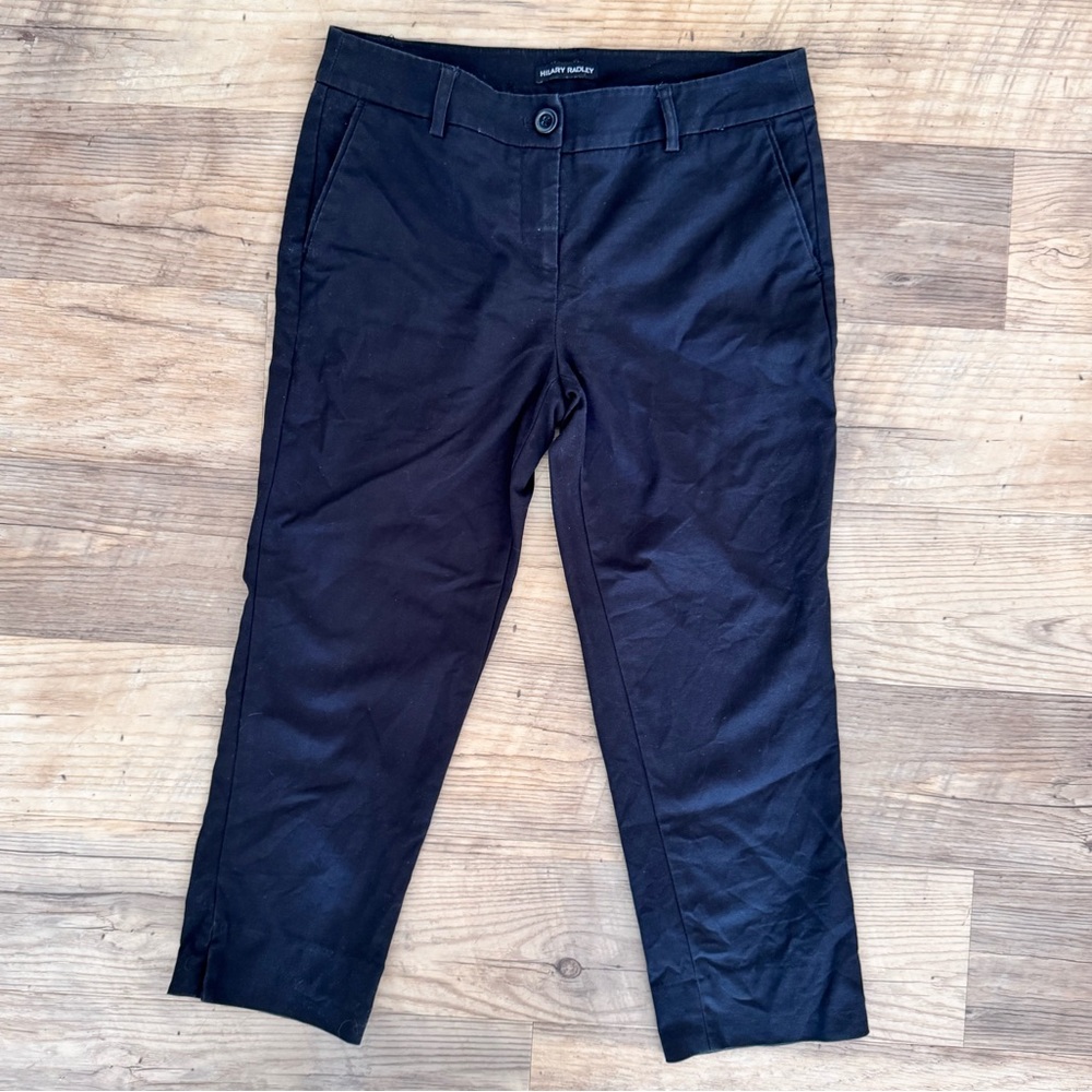 Hilary Radley Black Capri Pants Size 6